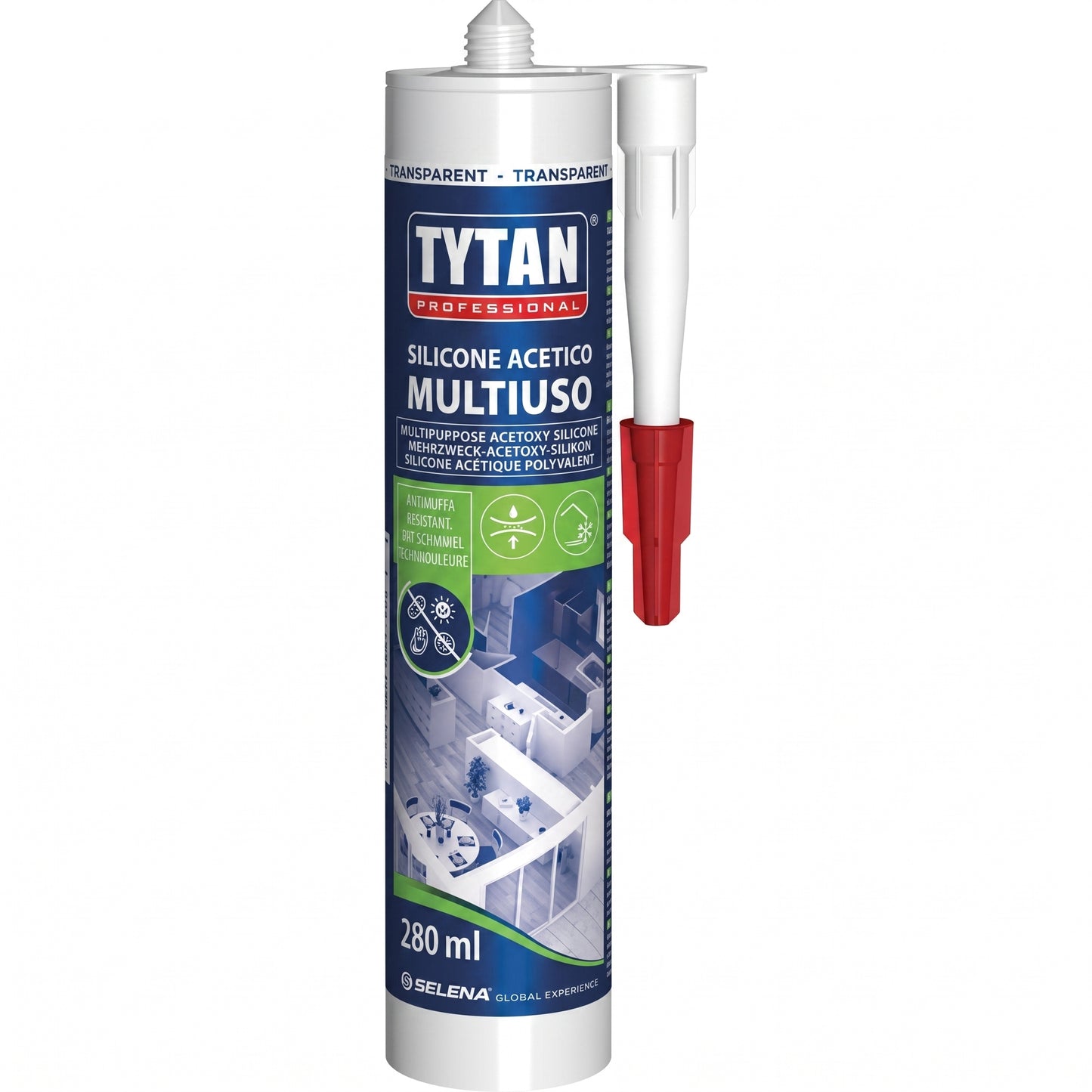 SILICONE ACETICO UNIVERSALE TYTAN