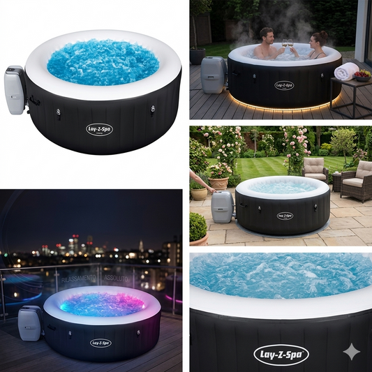 Hydromassage-Pool Ø 180X66CM MIAMI 60001