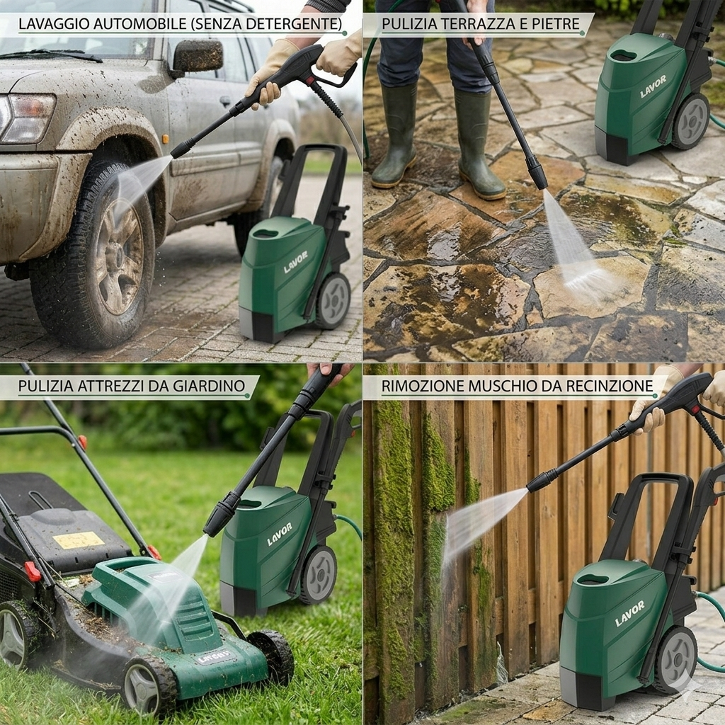 Nettoyeur haute pression 2300W EAU CHAUDE 145BAR 450L/H RIVER1108