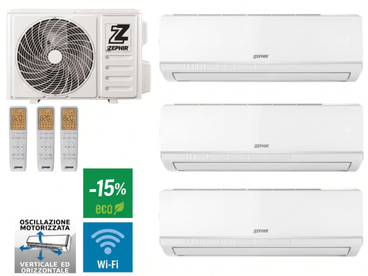 CLIMATIZZATORE ZEPHIR ZTRIO 9000+9000+ 12000 Wifi