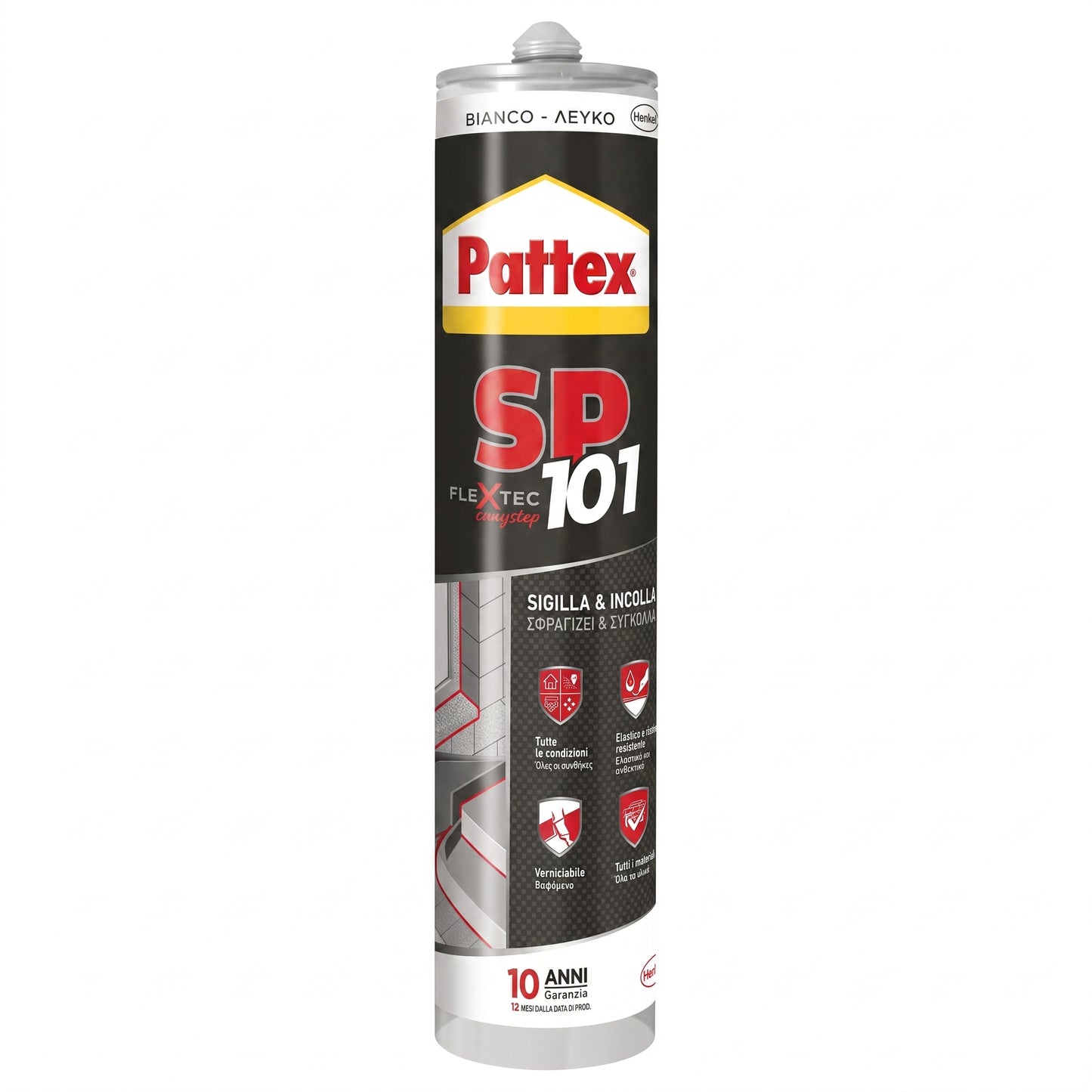 PATTEX SILICONE SP101 280 ML CARTUC.
