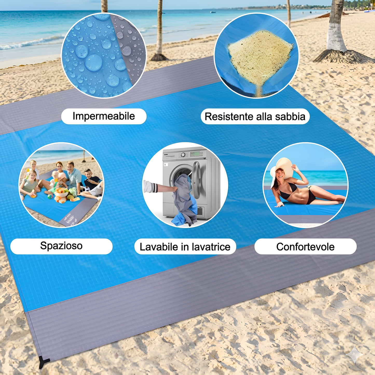 TELO MARE ANTISABBIA 230X200CM C&BEACH