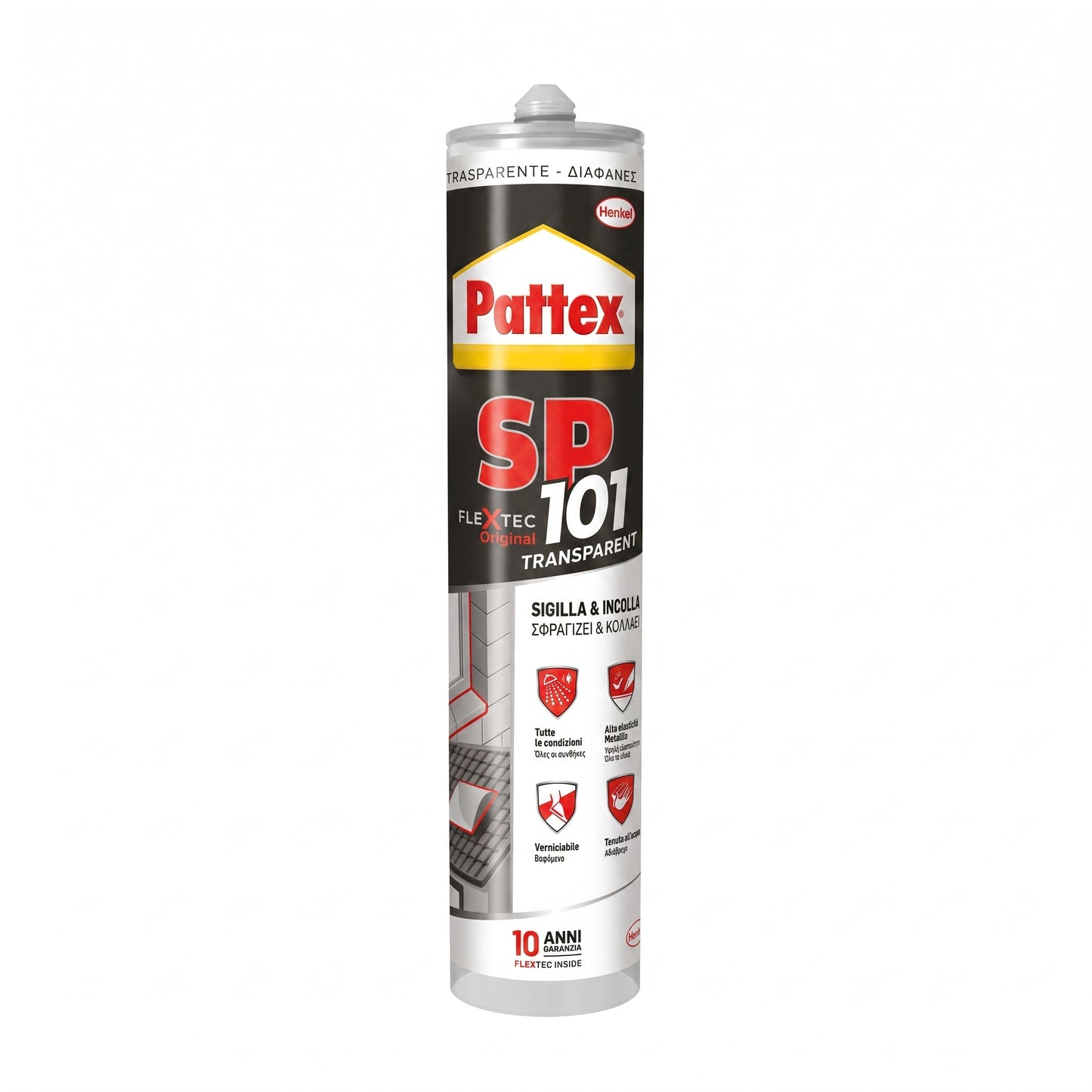 PATTEX SILICONE SP101 280 ML CARTUC.