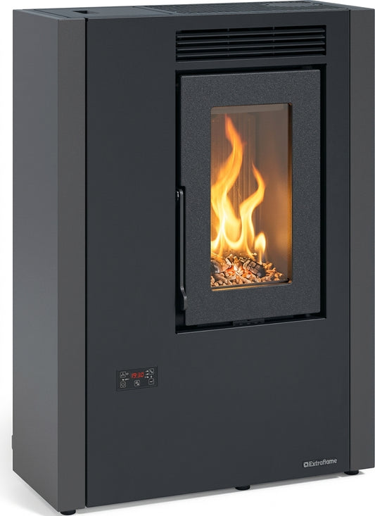 POÊLE À GRANULÉS VENTIL SLIM 5.1KW LUISELLA 5.0 NOIR