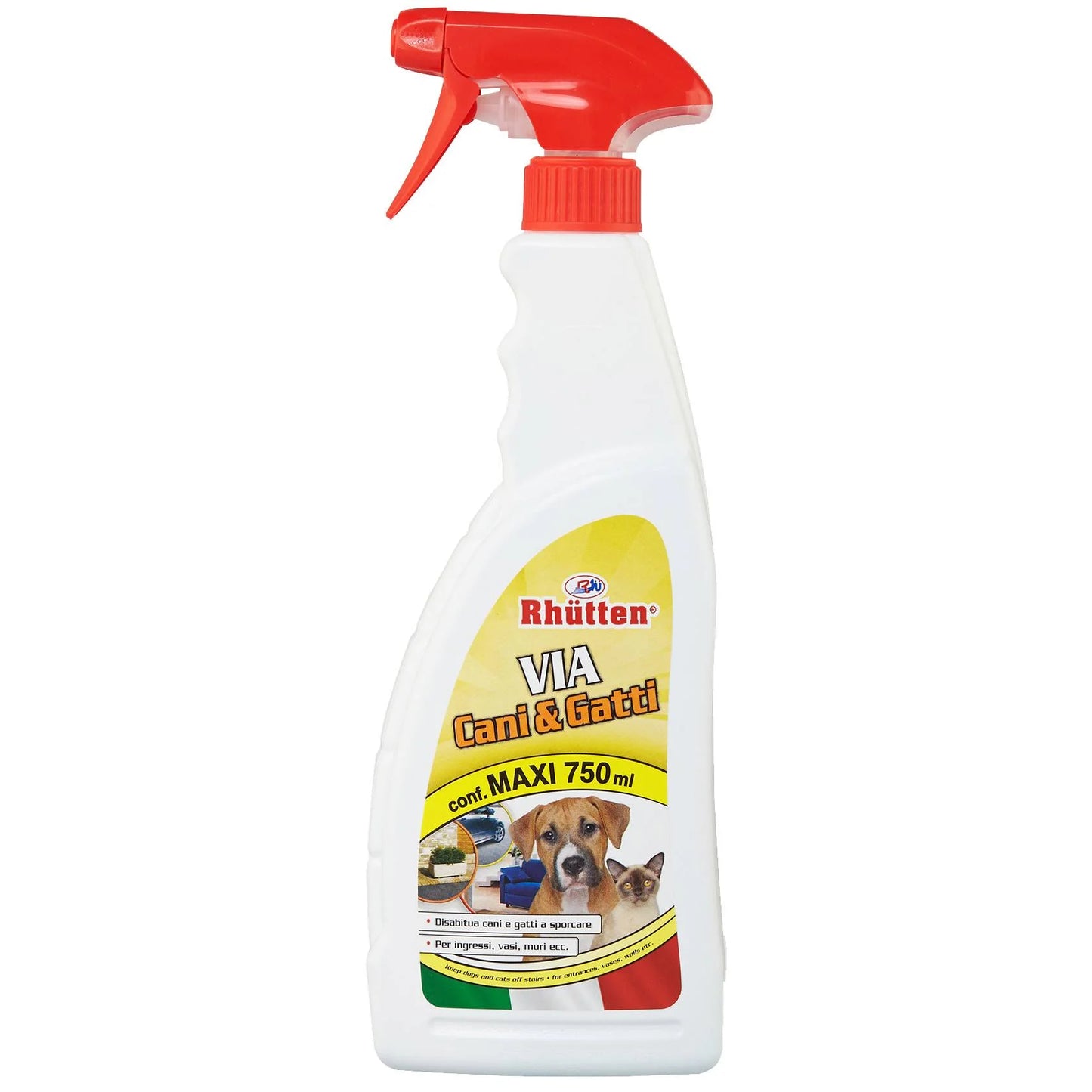 RHUTTEN AHUYENTADOR PERROS Y GATOS 750 ML