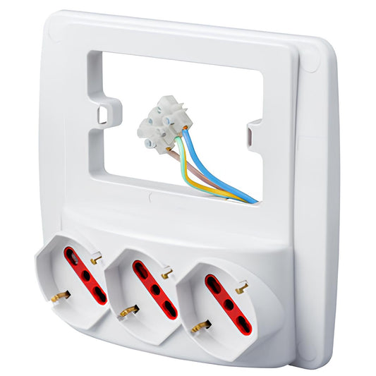 REGLETA DE ENCHUFE DE PARED INTELIGENTE 3P BIP-SC ROSI 94132