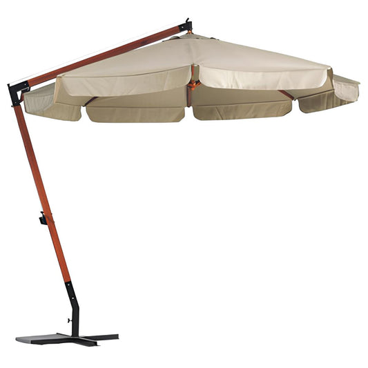 SOMBRILLA EXCENTRADA DE MADERA POSTE 55 SAMOA D3M