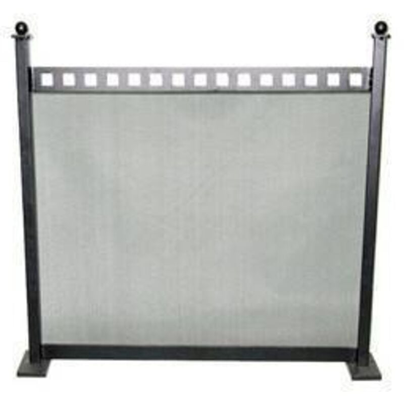 PARE-ÉTINCELLES EN PANNEAU 63,5X61,5 POUR CHEMINÉE NOIR