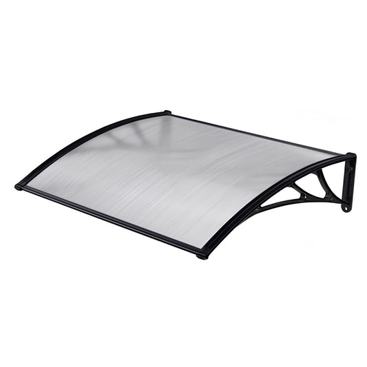 Vordach aus ABS/Steg-Polycarbonat, transparent