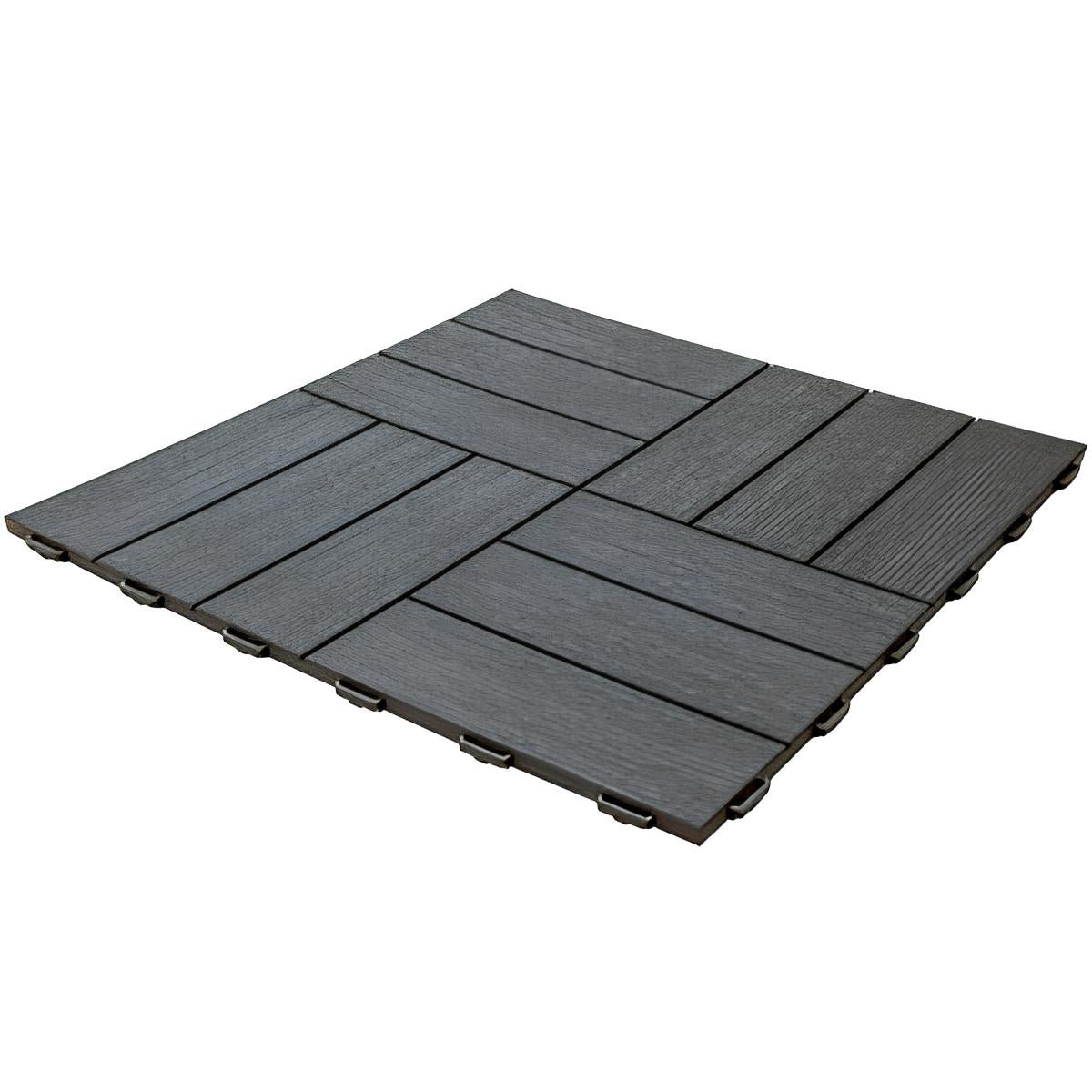 DALLE EN PP 56X56CM EFFET BOIS