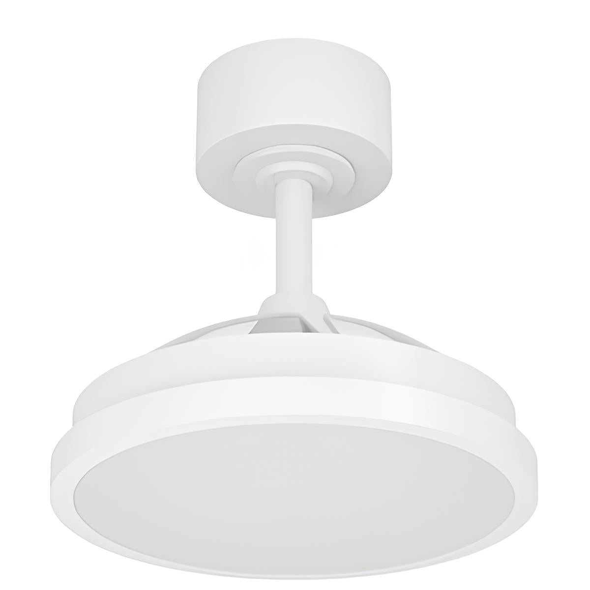 LAMPADARIO CON VENTILATORE LED 20W CCT PALE RETRAIBILE. 43/83CM