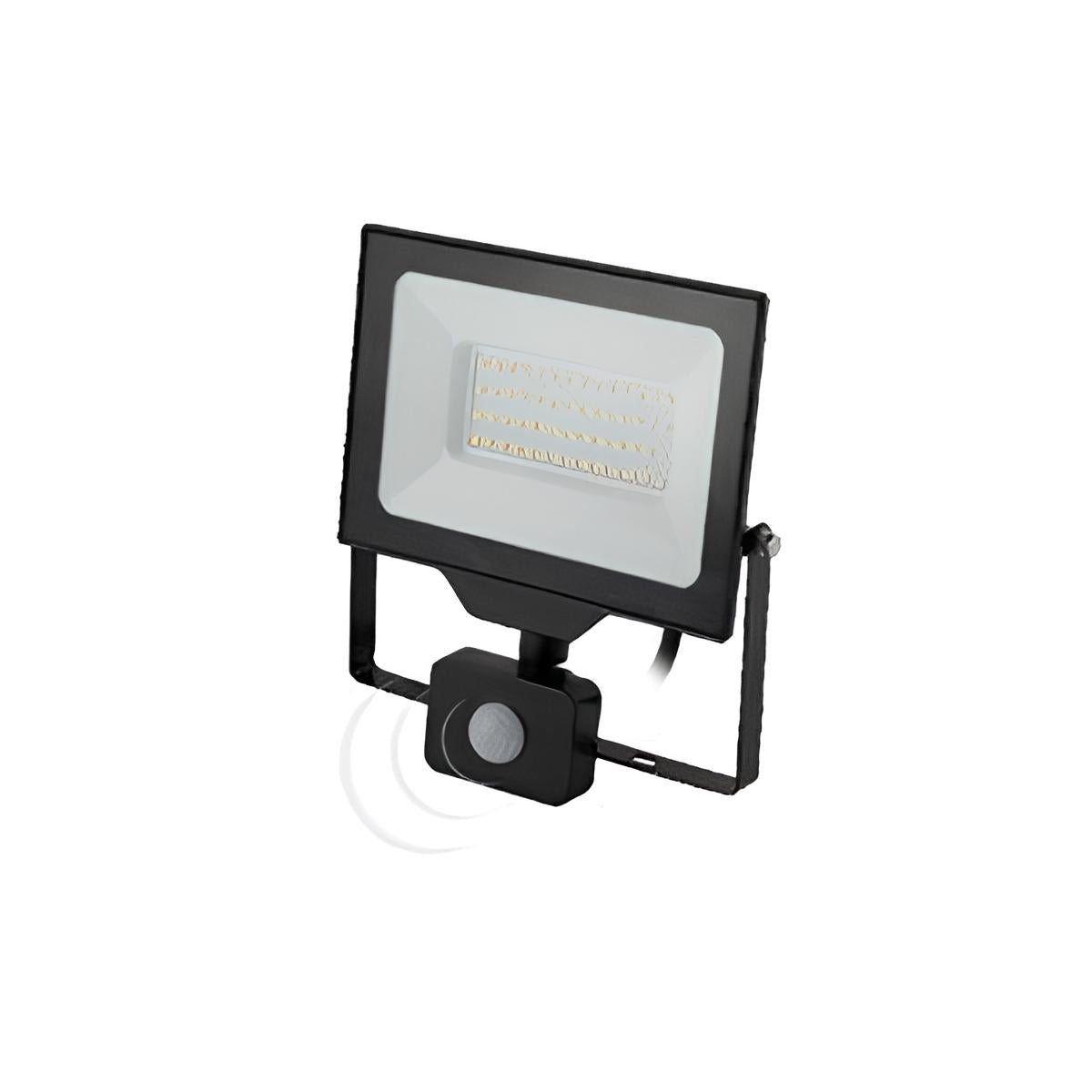 PROIETTORE LED C/SENSORE W50 NERO K4000