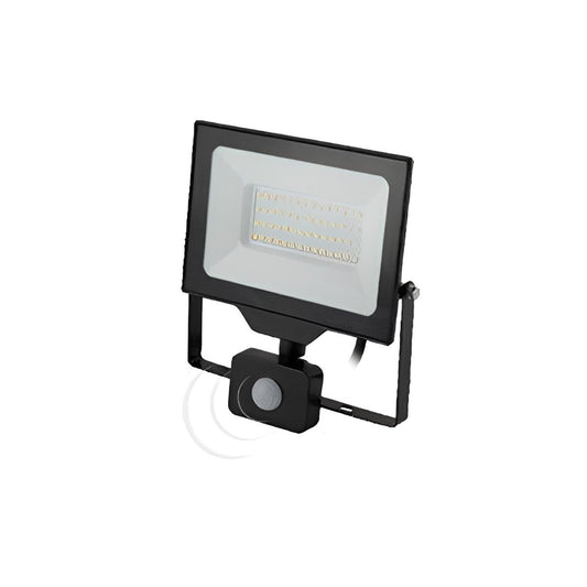 PROIETTORE LED C/SENSORE W50 NERO K4000