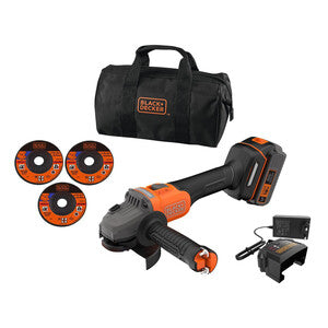 B+D SMERIGLIATRICE BRUSH BCG6L8F1S-QW 18V + DISCHI