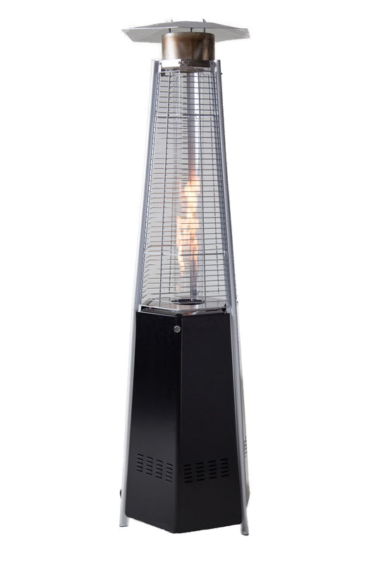 STUFA AEREA ESAGONALE TEPORUS 12,5KW NERO
