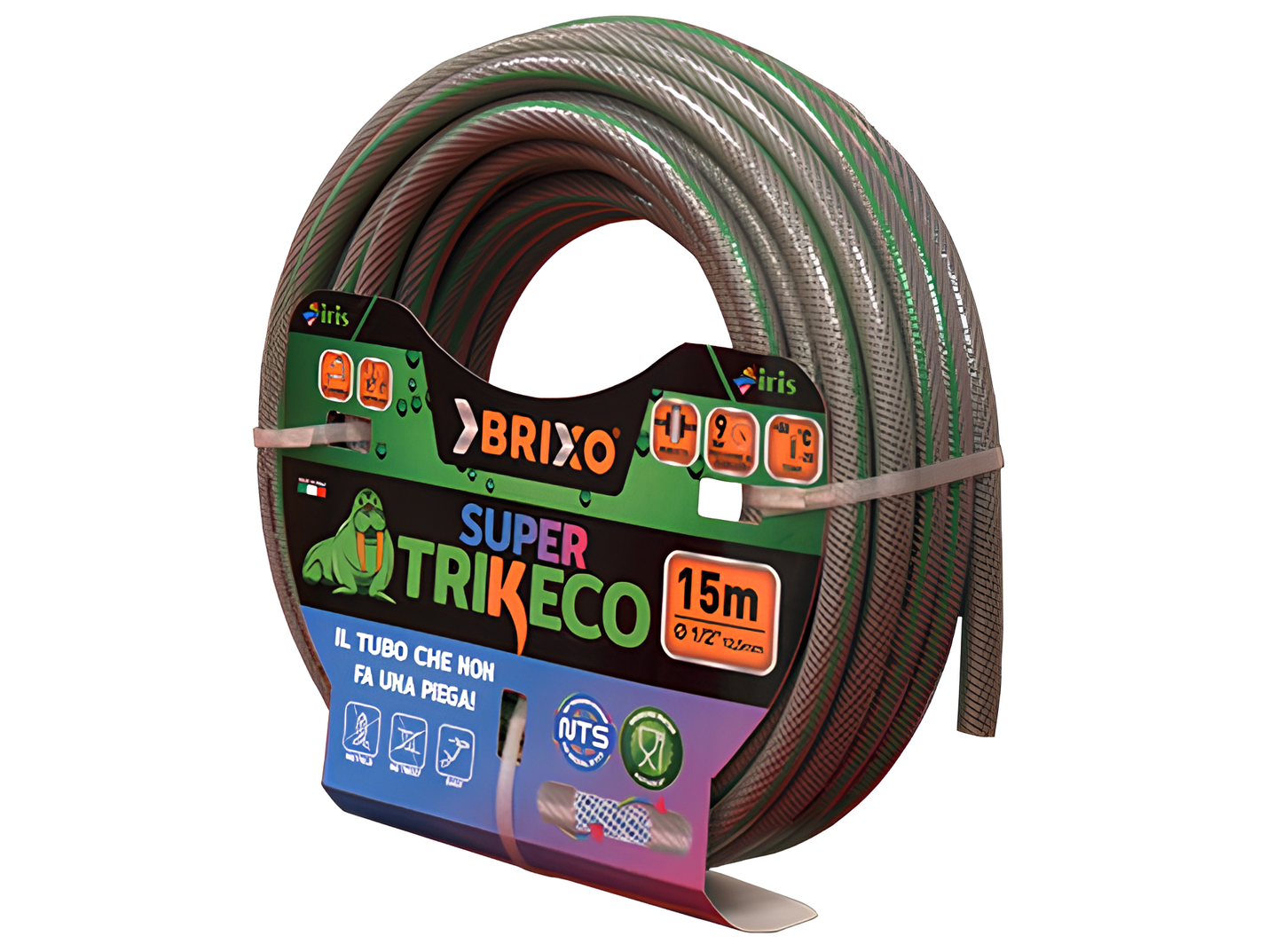 TUBO IRRIGAZIONE MAGLIATO BRIXO SUPER TRIKECO ( Il tubo che non fa una piega )