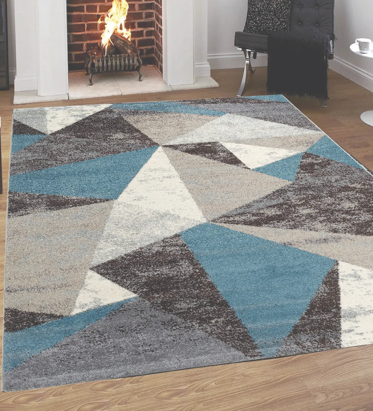 TAPPETO DECORA BLU003