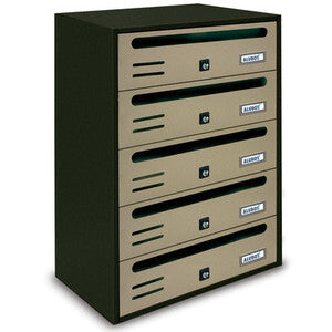 BUZÓN ALUBOX CUBO/R 5 38,5X25X53 ARENA