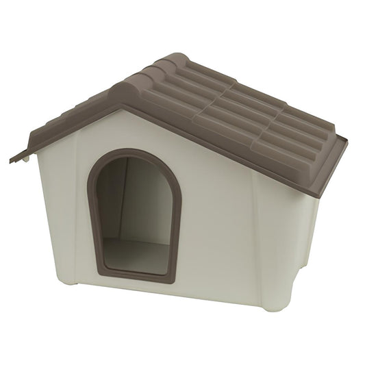 CAMA P/PERROS RESINA 57X39,0X42,0CM GRIS TOPO BEIGE