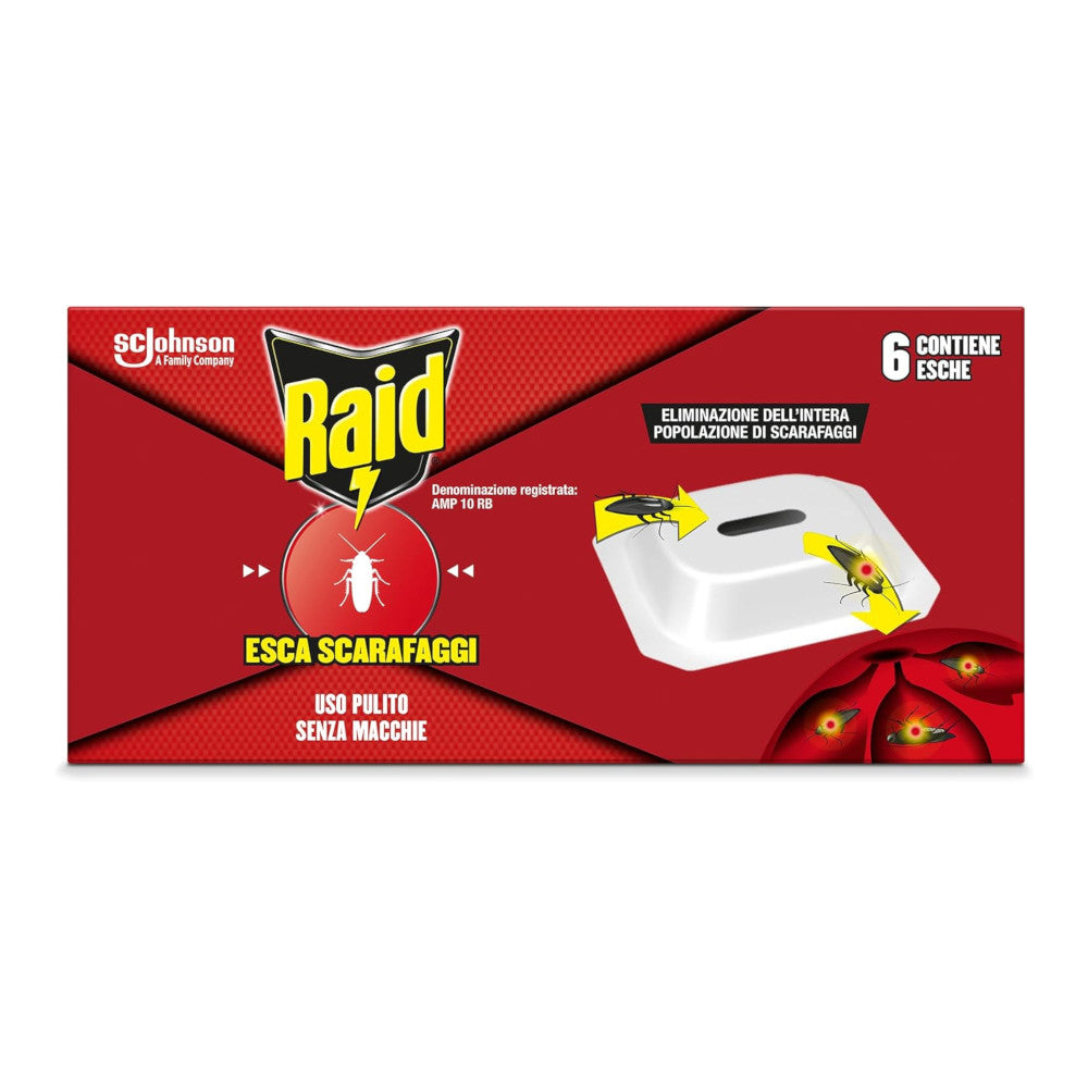 CEBO CUCARACHAS RAID 6 Uds.