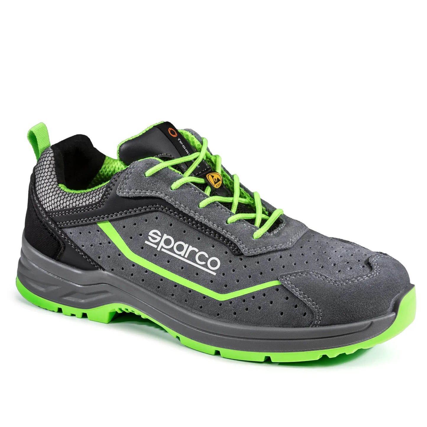 SPARCO SCARPE FELIX S1P GRIGIO VERDE FLUO