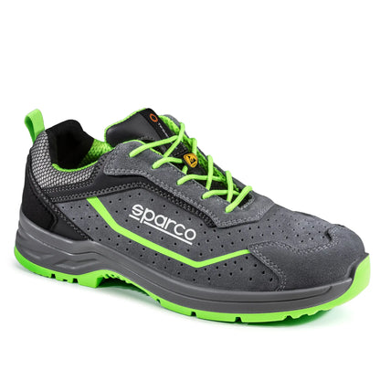 SPARCO SCARPE FELIX S1P GRIGIO VERDE FLUO