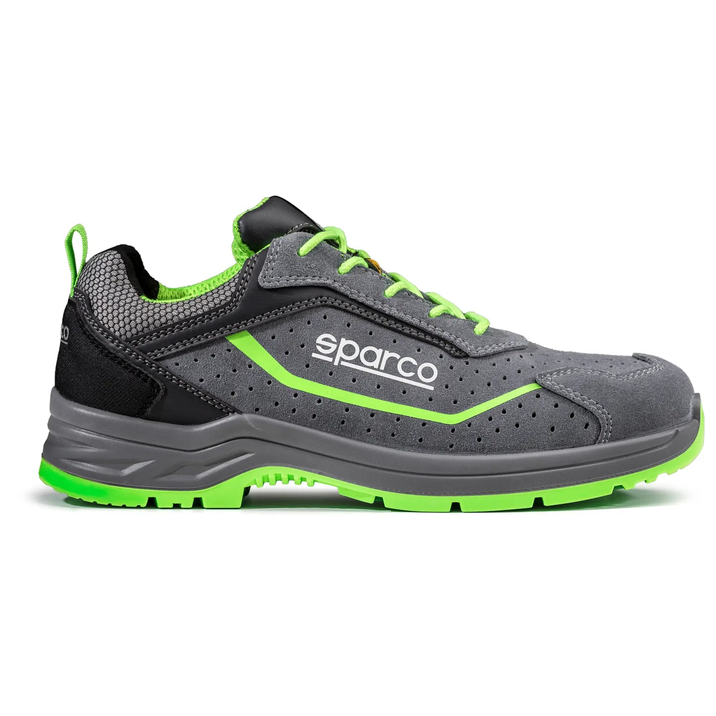 SPARCO SCARPE FELIX S1P GRIGIO VERDE FLUO