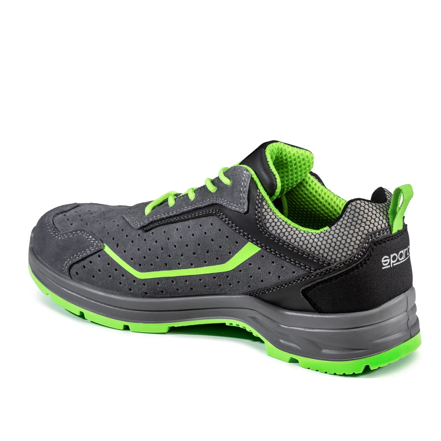 SPARCO SCARPE FELIX S1P GRIGIO VERDE FLUO