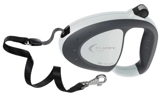 CORREA P/PERROS FLIPPY ONE TAPE GRANDE NEGRO
