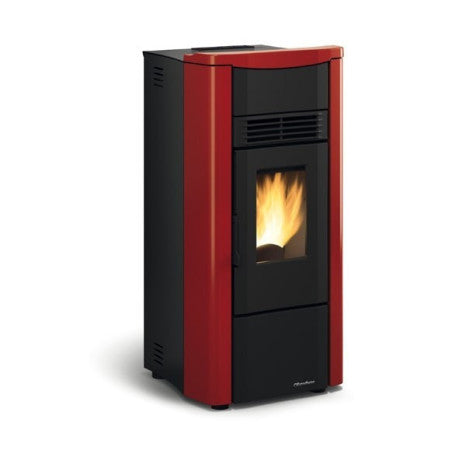 STUFA PELLET CANALIZ 7.5 KW GIUSY PLUS 5.0 BORDEAUX