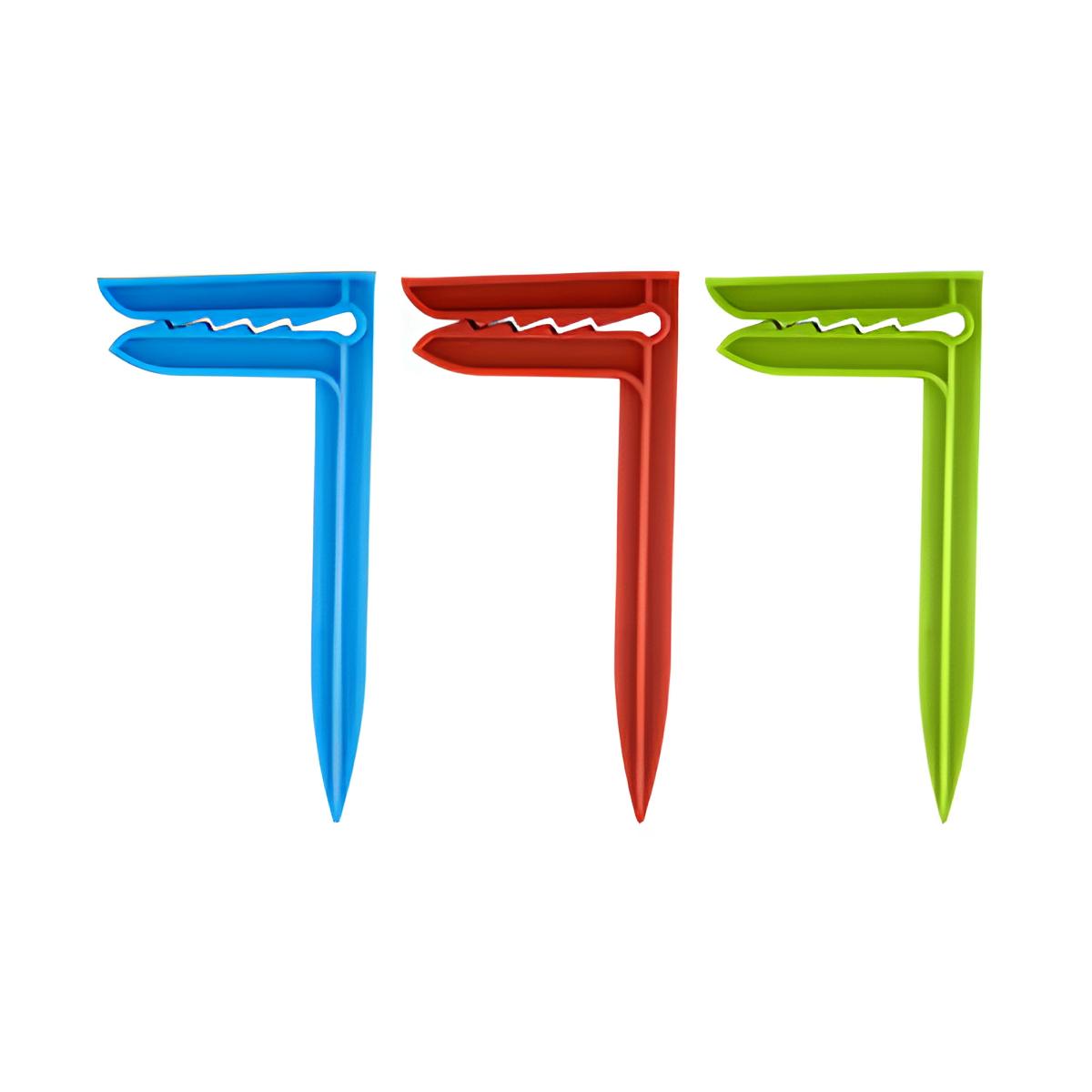 PICCHETTI PER TELO MARE CM 15,2X7,4X3,9 4PZ ASS
