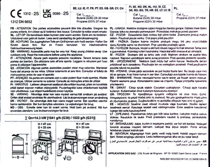 BARBECUE A GAS SELECT 4 EXS 12+2,3KW CAMPINGAZ