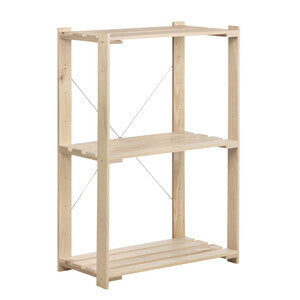 ÉTAGÈRE EN PIN 3 RAYONS CM 76,5X38,5X110 H