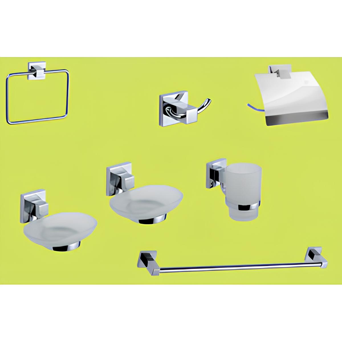 SERIE BAGNO GEO CROMO 7 PZ*