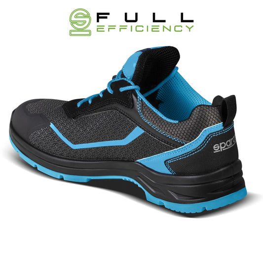 SPARCO SCARPE ASTER S3 NERO AZZURRO FLUO