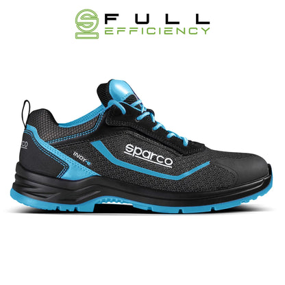 SPARCO SCARPE ASTER S3 NERO AZZURRO FLUO
