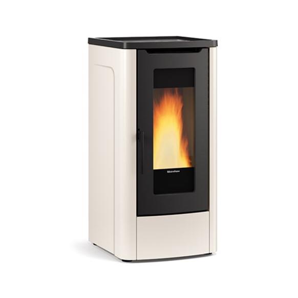 STUFA PELLET CANALIZ 10 KW DAHIANA PLUS 5.0 AVORIO