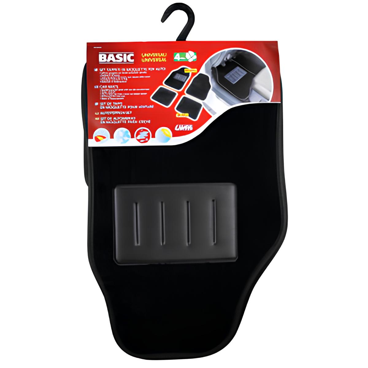 TAPIS DE VOITURE BASIC MOQUETTE NOIRE P.4
