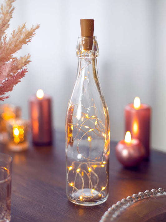 BOUCHON DÉCORATIF 20 GOUTTES LED BLANC CHAUD