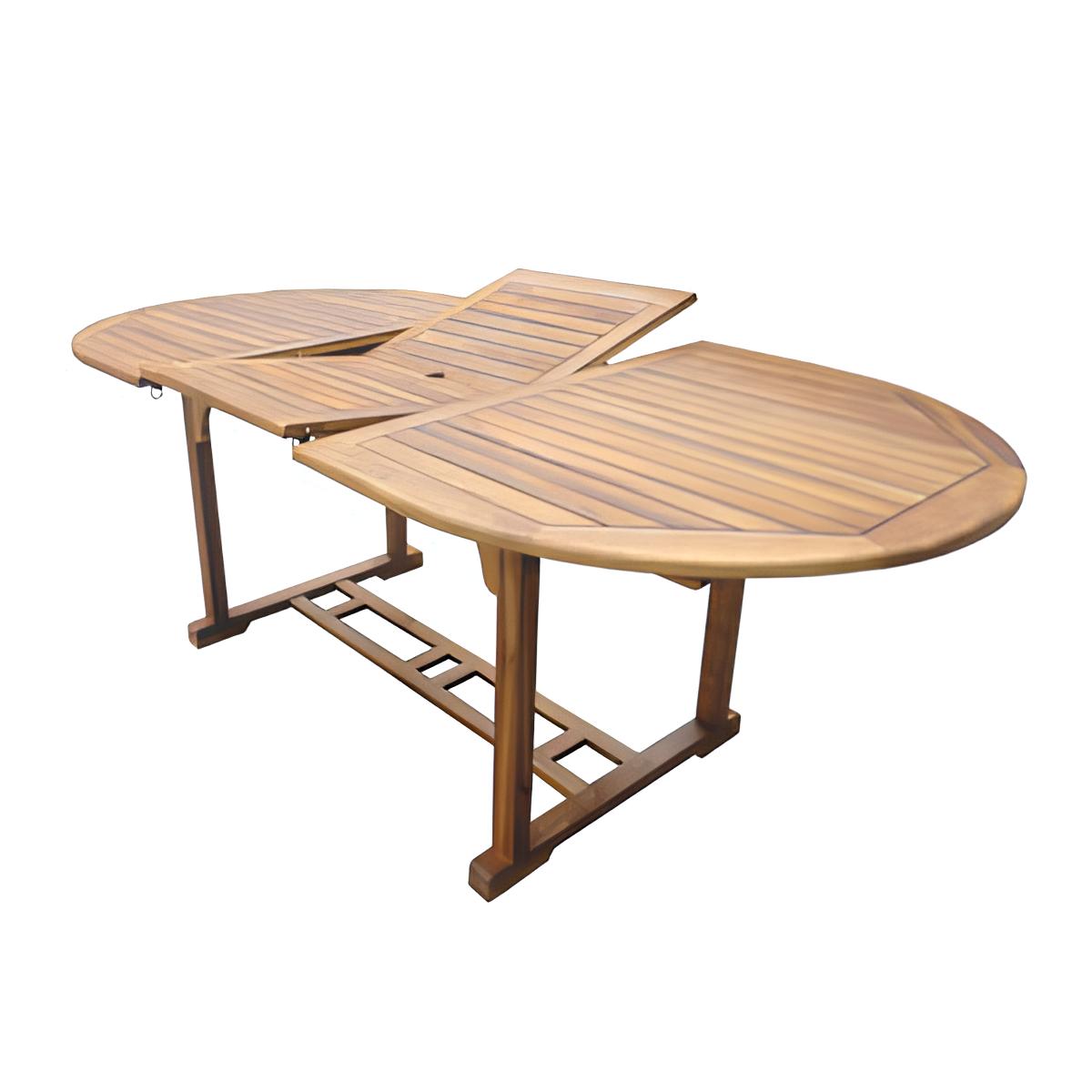 TAVOLO LEGNO ALLUNGABILE 240/180X100XH75CM